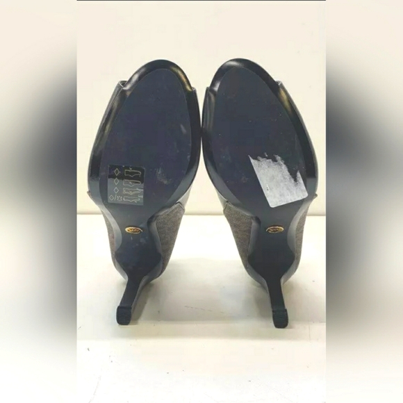 NEW Michael Kors MK Designer Lawson Open Toe Boots Booties Black 6 - Picture 6 of 8